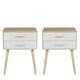 thumbnail image 1 of SET 2 VELADORES DORMITORIO DOVER 2 CAJONES MADERA BLANCO, 1 of 3