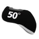 thumbnail image 4 of Protector De La Cubierta De La Cabeza Del Headcover Del Hierro Del Putter Del Hierro Del Club De Golf 50 Grados Negros, 4 of 5