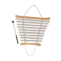 Magideal - Campanas De Viento, Campanas De Energía, Afinadas Musicalmente, Hermoso Tono Con Barra De Timbre, Instrumento De Percusión Para Enseñanza Profesional