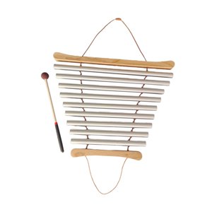 Magideal - Campanas De Viento, Campanas De Energía, Afinadas Musicalmente, Hermoso Tono Con Barra De Timbre, Instrumento De Percusión Para Enseñanza Profesional