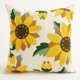 thumbnail image 1 of Funda Cojin Blancas Girasol Bordadas 45x42, 1 of 3