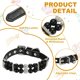 thumbnail image 3 of Collar de Perlas para Perro Uxcell, Collar de Gato con Perlas Brillantes, Lujoso Collar de Mascota con Cristales de Diamantes, Collar de Boda Lindo, (Negro, S), Para Mascotas Pequeñas, 3 of 7