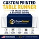 thumbnail image 2 of Caminero de mesa Exposmart 76 cm x 183 cm con logo personalizado, 2 of 6