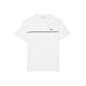 thumbnail image 4 of Camiseta de punto de algodón con ribete Lacoste para hombre en color blanco, talla L, 4 of 4