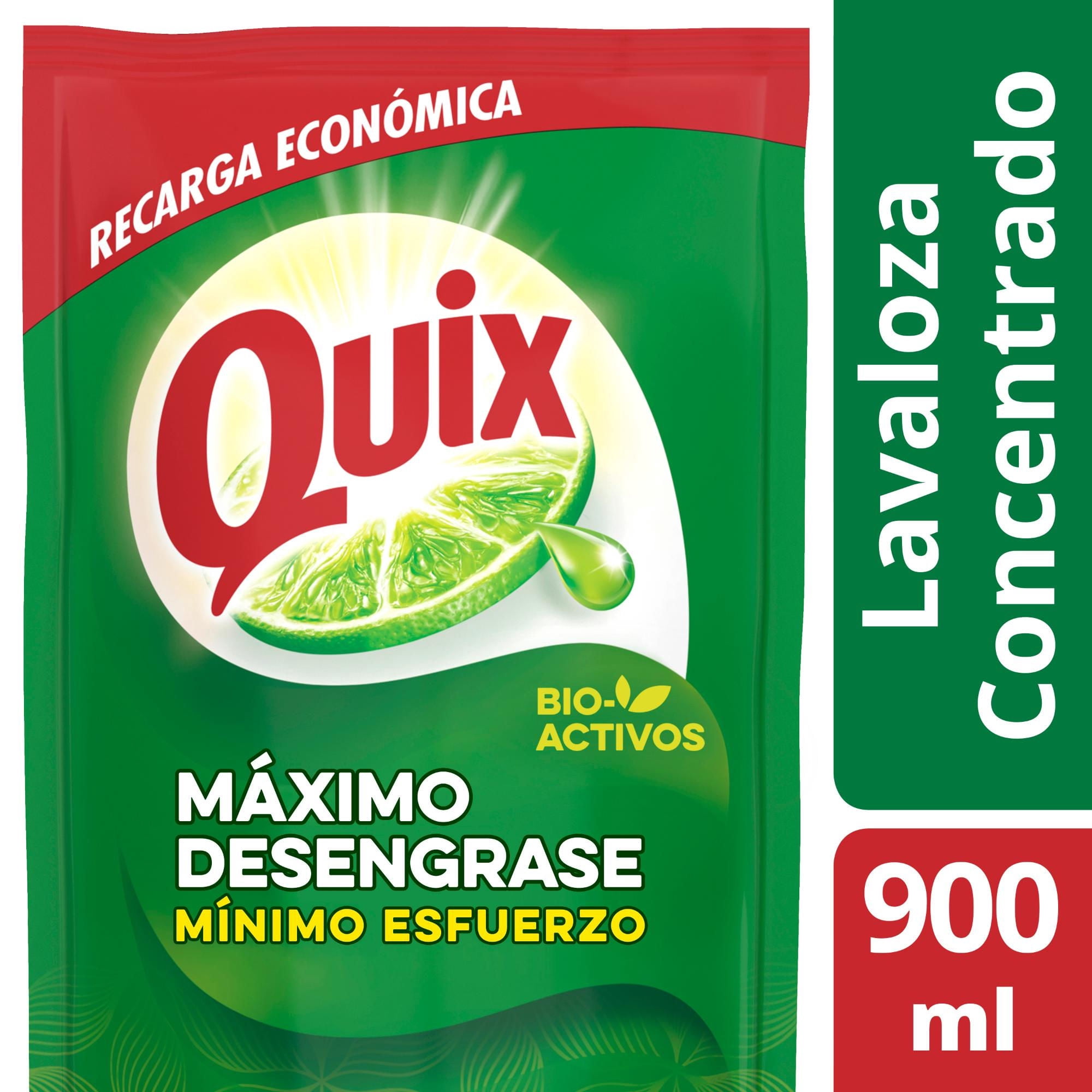 Lavaloza Limón Con Bio Activos Concentrado 900 ml Quix