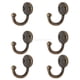 thumbnail image 2 of 6 PCS Ropa Abrigo Toalla Sombrero Percha Cocina Dormitorio Cuarto De Baño Drop Ganchos De Pared, 2 of 5