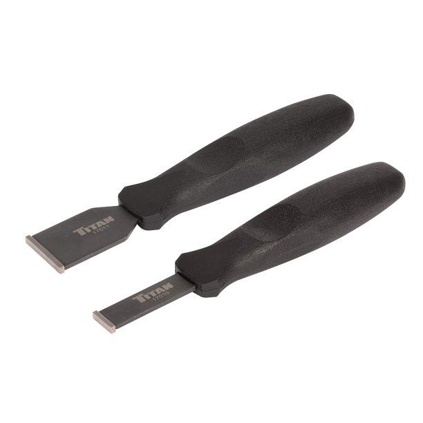 Juego de raspadores Titan 17016 de carburo de 2 piezas con 5/8 pulgadas y 1-1/4 pulgadas