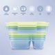 thumbnail image 3 of Juego de 10 contenedores de alimentos Ello 850 ml color verde mar, 3 of 4