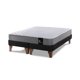 thumbnail image 2 of Cama Europea Zen Best 2 Plazas Colchon Resortes Base Dividida Tela Negro, 2 of 6
