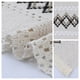 thumbnail image 2 of REGALWOVEN Juego de 4 Manteles Individuales de Estilo Rústico para Decoración de Mesa de Comedor Interior y Exterior Lavables Mantel de Cocina Limpiar con Paño Blanco-Negro 20*12in, 2 of 6