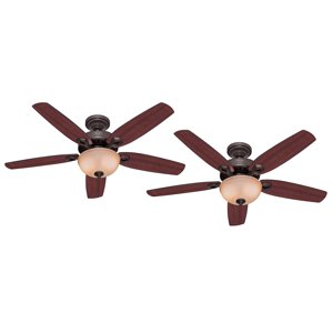 Hunterfan_Chile - Pack X2 Ventilador Techo Builder Deluxe 52