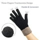 thumbnail image 5 of Guantes de lana de alpaca tejidos con pantalla táctil para mujer, otoño e invierno, cálidos, anticongelantes, forrados con vellón, gruesos y de dedos completos., 5 of 5