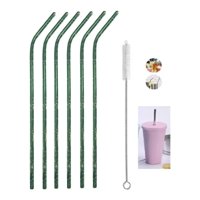 Genérico - Pack 6 Bombilla Reutilizar Bombilla Reutilizable + 1 Cepillo