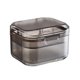 thumbnail image 1 of Tportable Denture Case Contenedor Impermeable Drenaje Organizador Titular Remojo Negro, 1 of 4