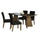 thumbnail image 2 of Juego de Comedor Madesa Ruby con 4 Sillas Marrón/Negro/Oxford, 2 of 10