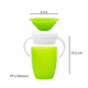 thumbnail image 2 of Vaso Taza Antiderrame Mágica Para Bebes Y Niños 360° Color Verde, 2 of 4