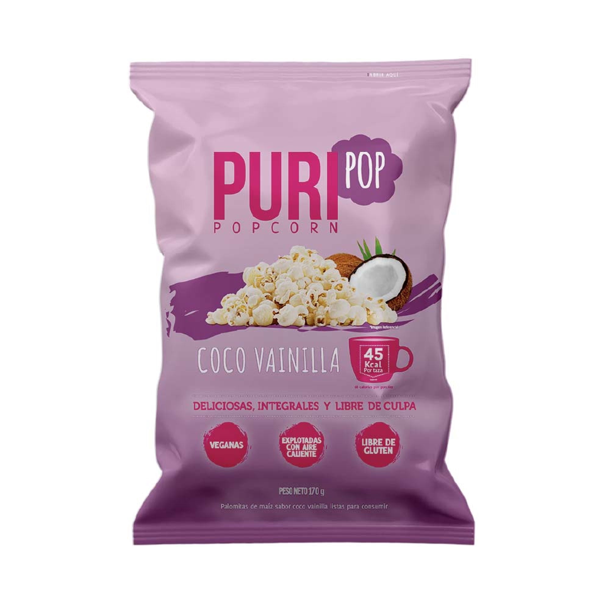 Cabritas Coco Vainilla 170 g Purisnacks