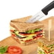 thumbnail image 3 of Cuchillo de cocina triangular con hoja de acero inoxidable con borde ondulado de 16 cm, 3 of 3