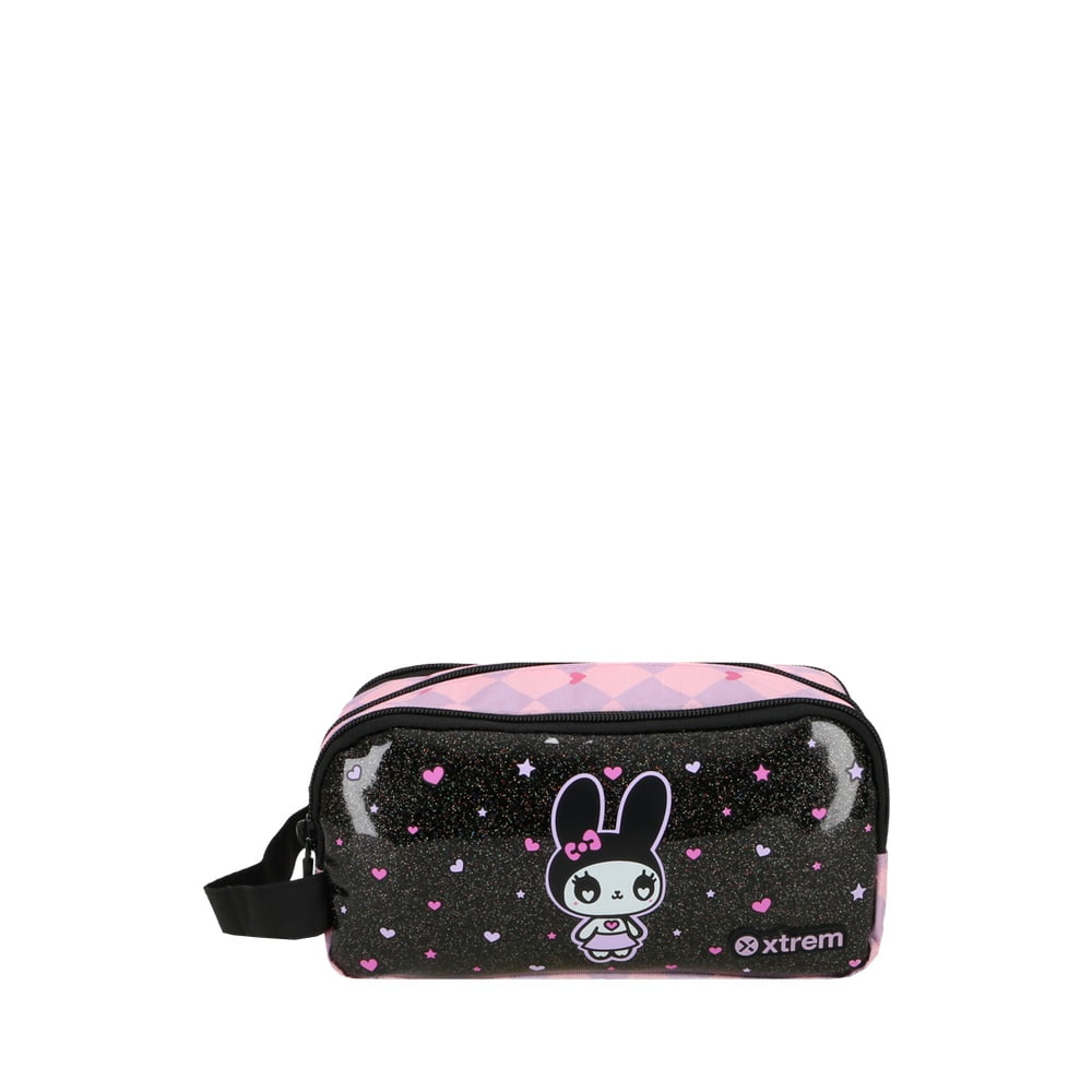 Estuche Xtrem University+ 6xt Gato Negro/lila