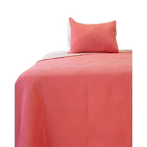 Cubrecama Quilt Bicolor Plaza Y Media Doral