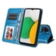 thumbnail image 2 of Funda tipo cartera FOXDOCK para Vivo Y16 4G , diseño girasol en relieve, cuero PU, cierre magnético, soporte y tarjetero, 2 of 5