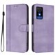 thumbnail image 1 of Funda Cartera para TCL 501 Protección 360° con Ranuras para Tarjetas y Soporte Morado, 1 of 6