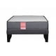 thumbnail image 1 of Cama 1.5 Plazas Europea Slim America Gris Tela Gris 105x190x50 Cm Resorte Bonell Dual Side, 1 of 2