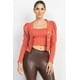 thumbnail image 1 of Conjunto de Blusa y Blazer con Mangas Abullonadas y Estampado Geométrico con Licencia de Marca Global, 1 of 5