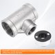 thumbnail image 3 of Conector en T de Uxcell (1/2" x 1" x 1") NPT Hembra de Acero Inoxidable 304 Reductor en Forma de T de 3 Vías para Conexión Industrial Agua Aire Gas Aceite Combustible, 3 of 6