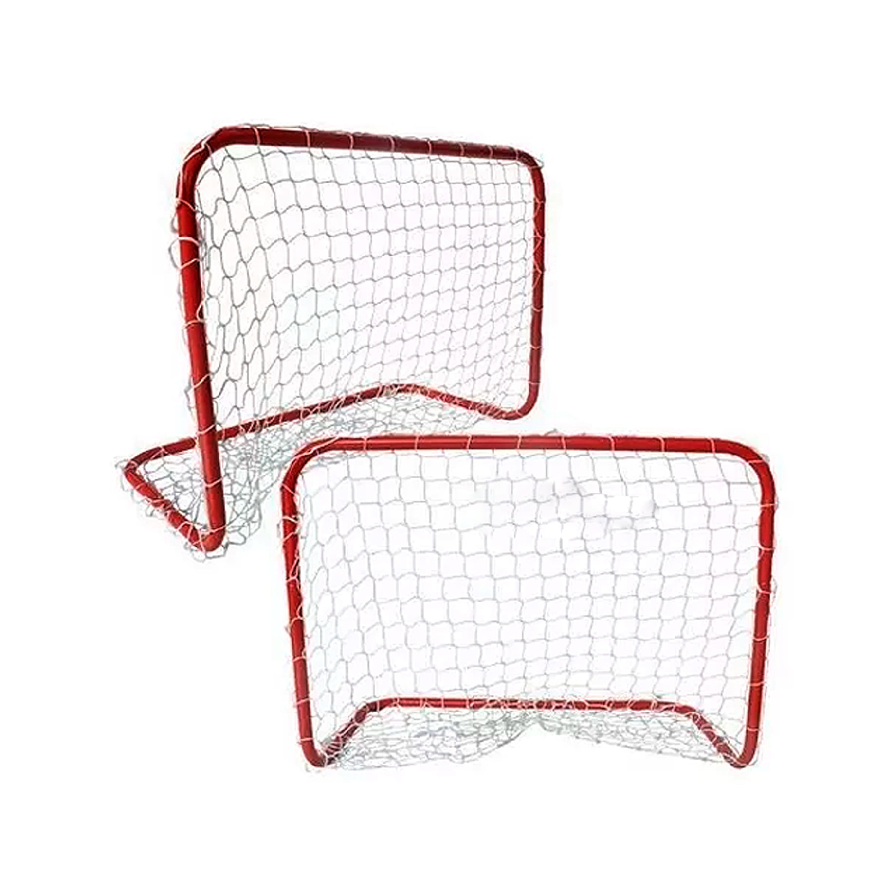 Sdmed - Set 2 Arcos De Futbol Metal 80 Cm X 60 Cm X 45 Cm Con Red