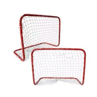 Sdmed - Set 2 Arcos De Futbol Metal 80 Cm X 60 Cm X 45 Cm Con Red