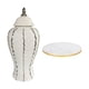thumbnail image 4 of Florero De Cerámica Arreglo Floral Coleccionable Escritorio Porcelana Ginger Jar M Plata, 4 of 5