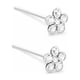 thumbnail image 3 of Par Piercing de Plata 925 Nariz Flor Circones, 3 of 4