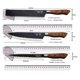 thumbnail image 4 of Set De Cuchillos Cocina Profesional Acero 6 Pzs, 4 of 5