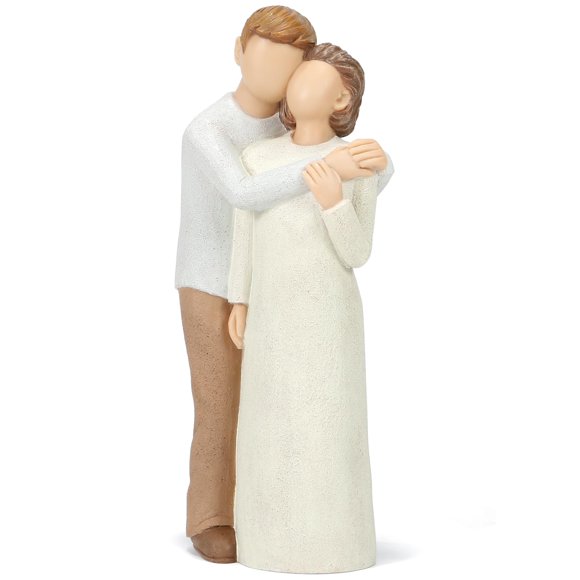 Figura Simbólica de Madre y Hijo Adulto - Estatua para Regalo