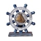 thumbnail image 4 of Volante De Barco Adorno De Timón Náutico Estilo Mediterráneo Para Escritorio Azul, 4 of 5