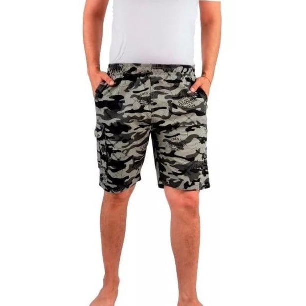 Short Urbano Hombre Pantalón Cargo Camuflaje 505