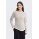 thumbnail image 1 of Polera Mujer Borde En Contraste Beige, 1 of 4
