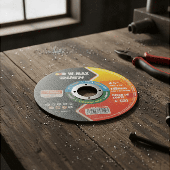 Disco De Corte Acero Inoxidable 4 1/2x1.0 Mm W-max 10 Unids.