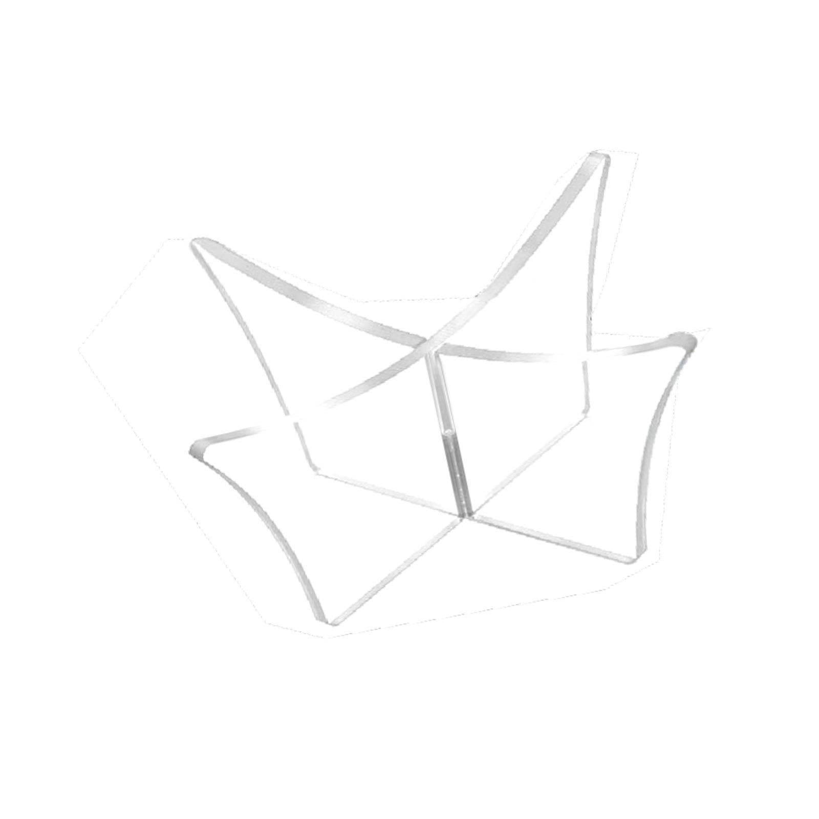 Ioensy - Soporte De Acrílico Para Baloncesto, Soporte Portátil Para Pelota De Bolos, Fútbol, Rugby, Transparente