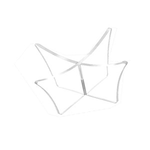 Ioensy - Soporte De Acrílico Para Baloncesto, Soporte Portátil Para Pelota De Bolos, Fútbol, Rugby, Transparente