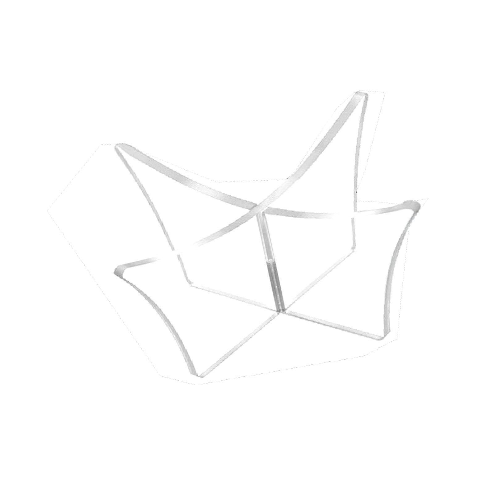 Ioensy - Soporte De Acrílico Para Baloncesto, Soporte Portátil Para Pelota De Bolos, Fútbol, Rugby, Transparente