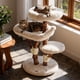 thumbnail image 1 of Jabones estéticos Cat Tree Tower para gatos grandes con piel sintética, 1 of 8