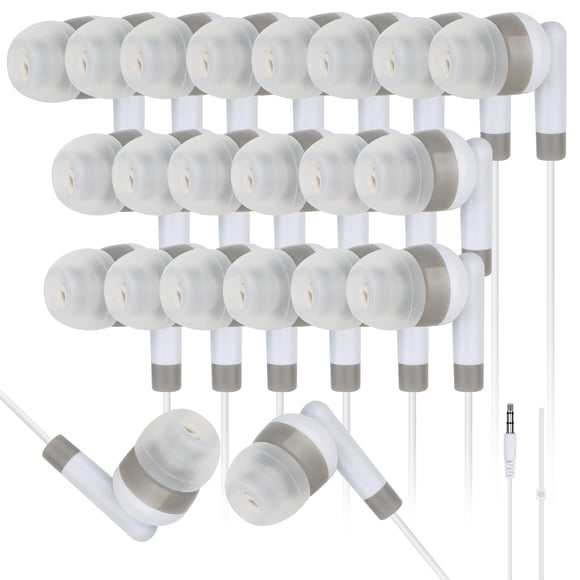 Auriculares con cable MENGLALA para niños, con conector de 3.5 mm, paquete de 100