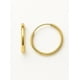 thumbnail image 1 of Aros Argolla Tubo 12mm Oro 18k 1.65gr Clásicas Regalo Mujer Dorado, 1 of 3