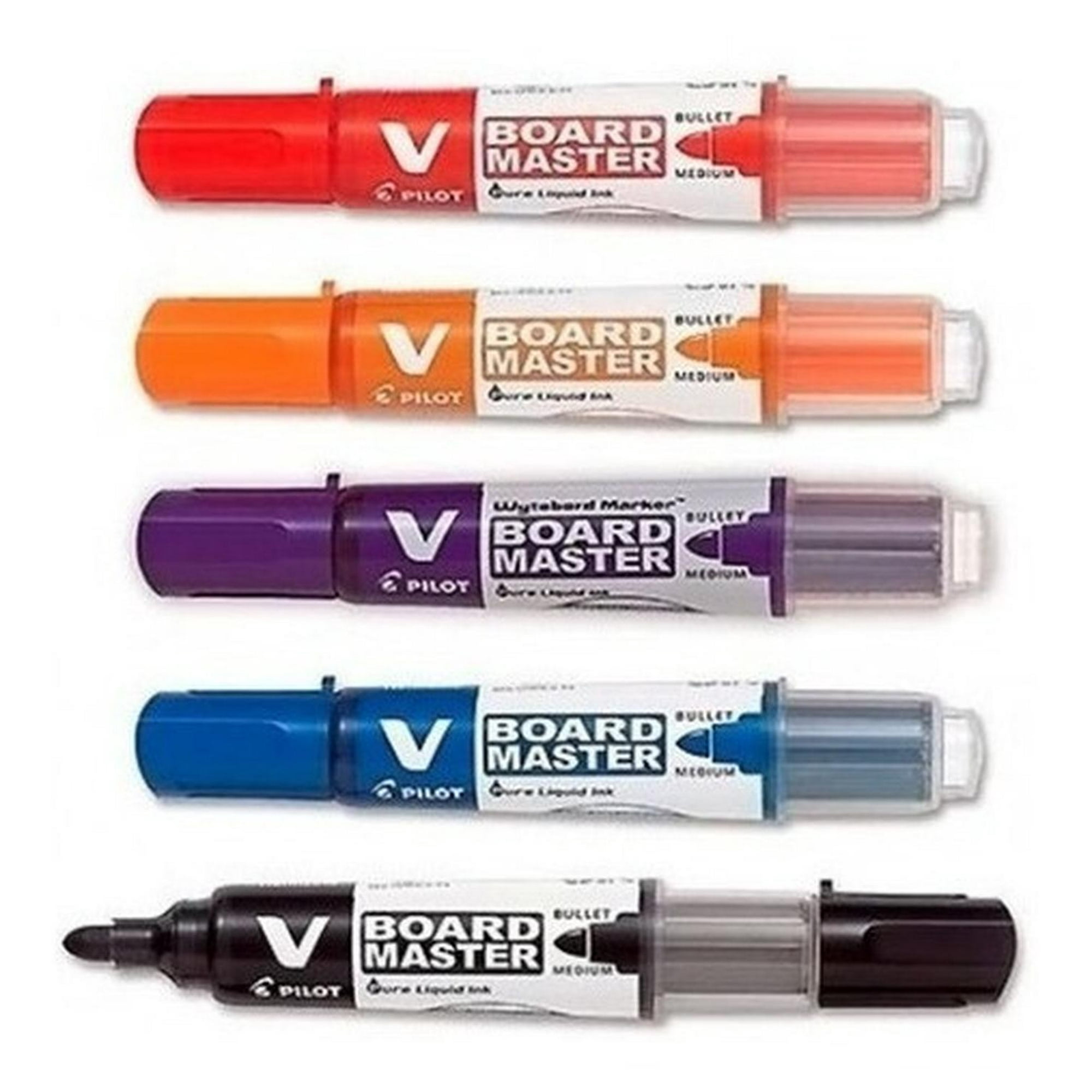 Set Plumones De Pizarra Recargables Board Master Pilot 5 Uni Azul