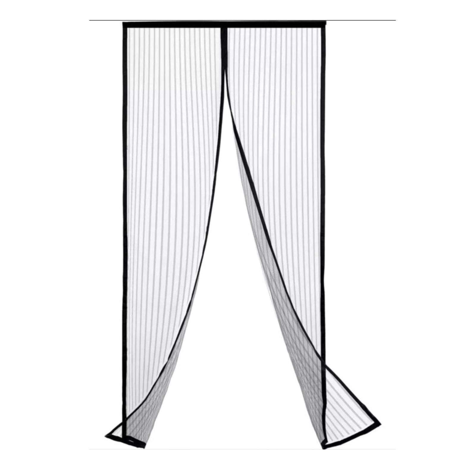 Oem - Malla Mosquitera Cortina Con Cierre Imánes Puertas 110x210cm