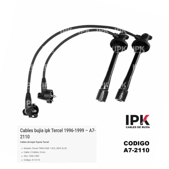 Cable De Bujía Toyota Tercel 1,5