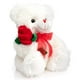 thumbnail image 3 of Oso de peluche HollyHome, oso rosa, 30 cm, blanco, 3 of 3