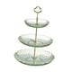 thumbnail image 1 of Soporte Para Magdalenas, Plato De Exhibición, Soporte Para Repostería Para Celebración, Cumpleaños Comercial, Verde, 3 Capas, 1 of 3